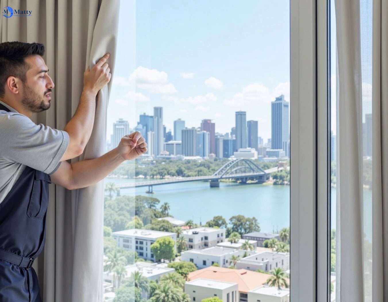 Professional curtain steam cleaning service murgheboluc-vic QLD by Matty Curtain Cleaning