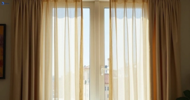 Dusty and dull curtains in murgheboluc-vic before steam cleaning